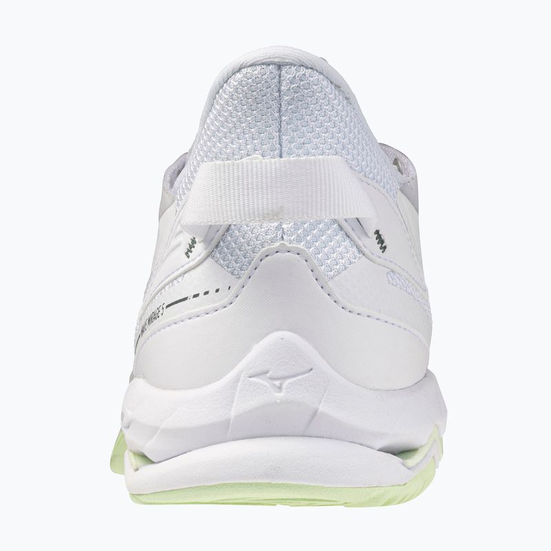 Scarpe da pallamano donna Mizuno Wave Mirage 5 white/balsam green 3