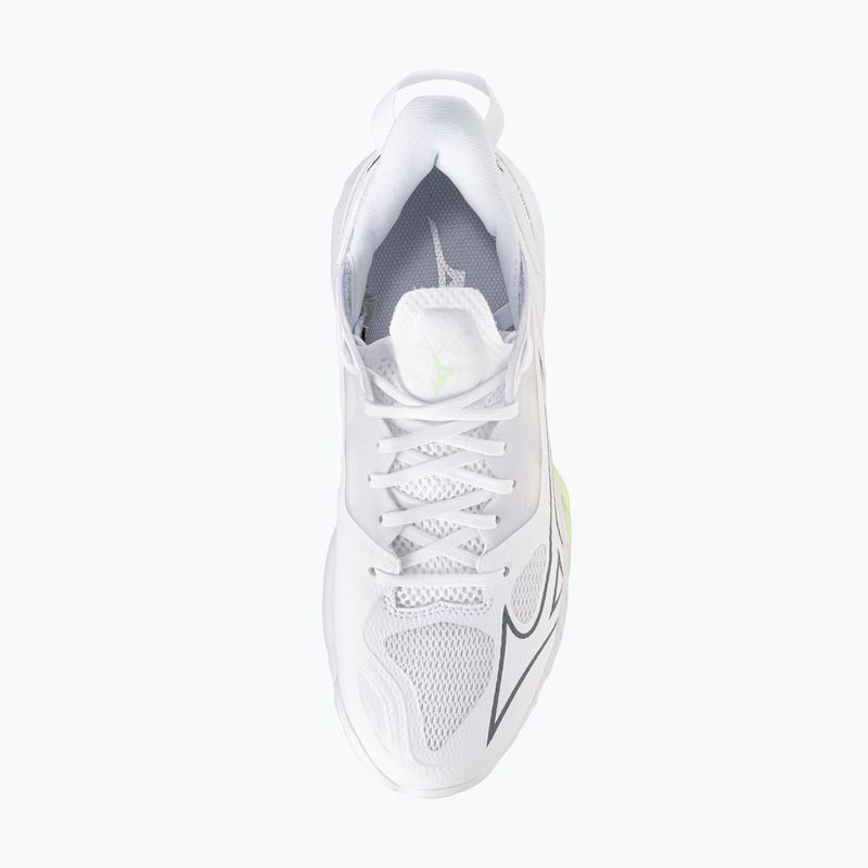 Scarpe da pallamano donna Mizuno Wave Mirage 5 white/balsam green 5