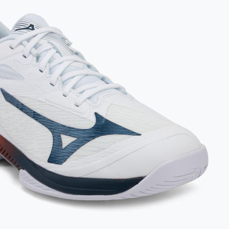 Scarpe da tennis uomo Mizuno Wave Exceed Court AC white/insignia blue/orange 7