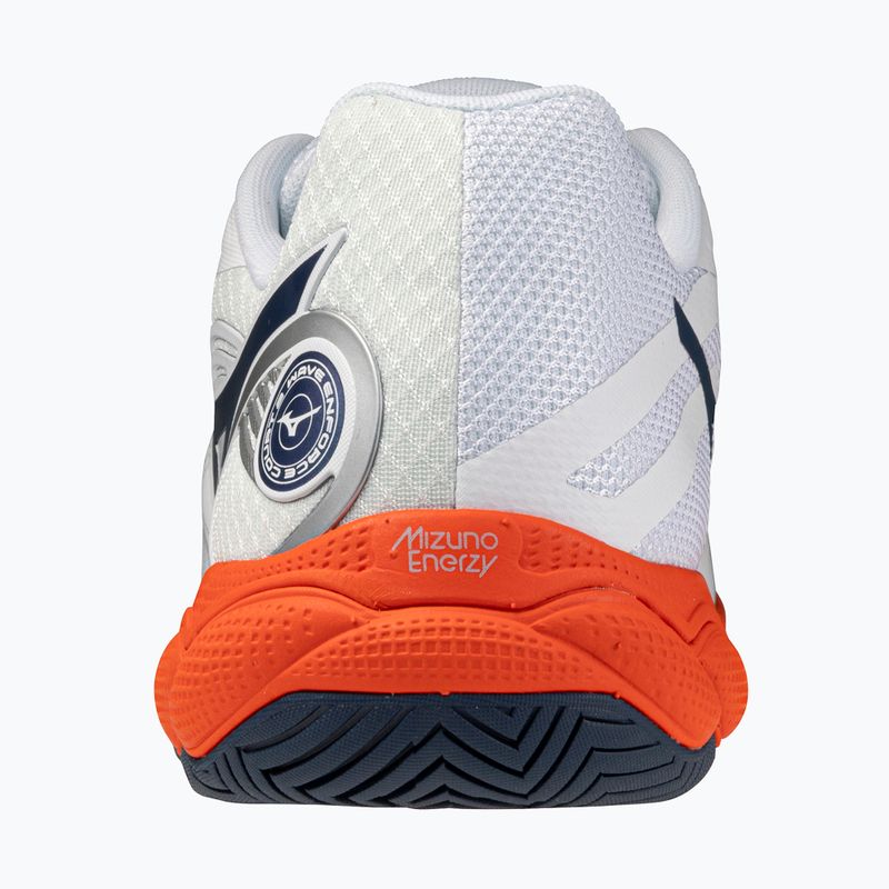 Scarpe da tennis uomo Mizuno Wave Enforce Court 2 AC white/insignia blue/orange 3