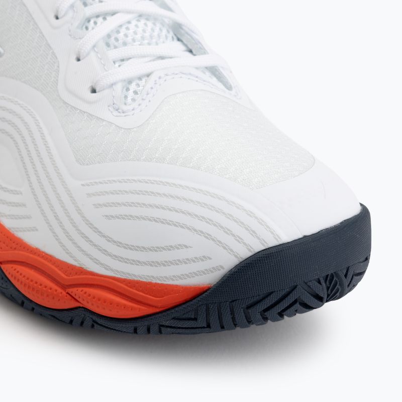 Scarpe da tennis uomo Mizuno Wave Enforce Court 2 AC white/insignia blue/orange 7