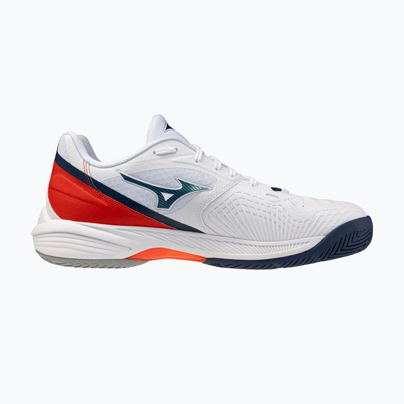 Scarpe da tennis uomo Mizuno Neo Ace AC white/insignia blue/orange 2