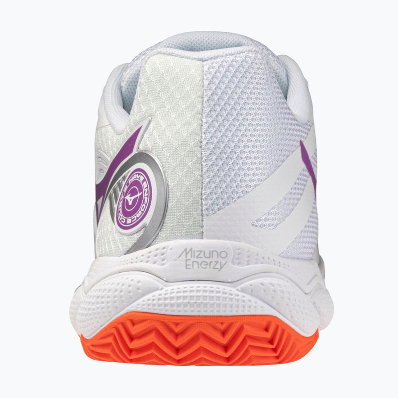 Scarpe da tennis donna Mizuno Wave Enforce Court 2 CC white/dahlia/sunstone 3