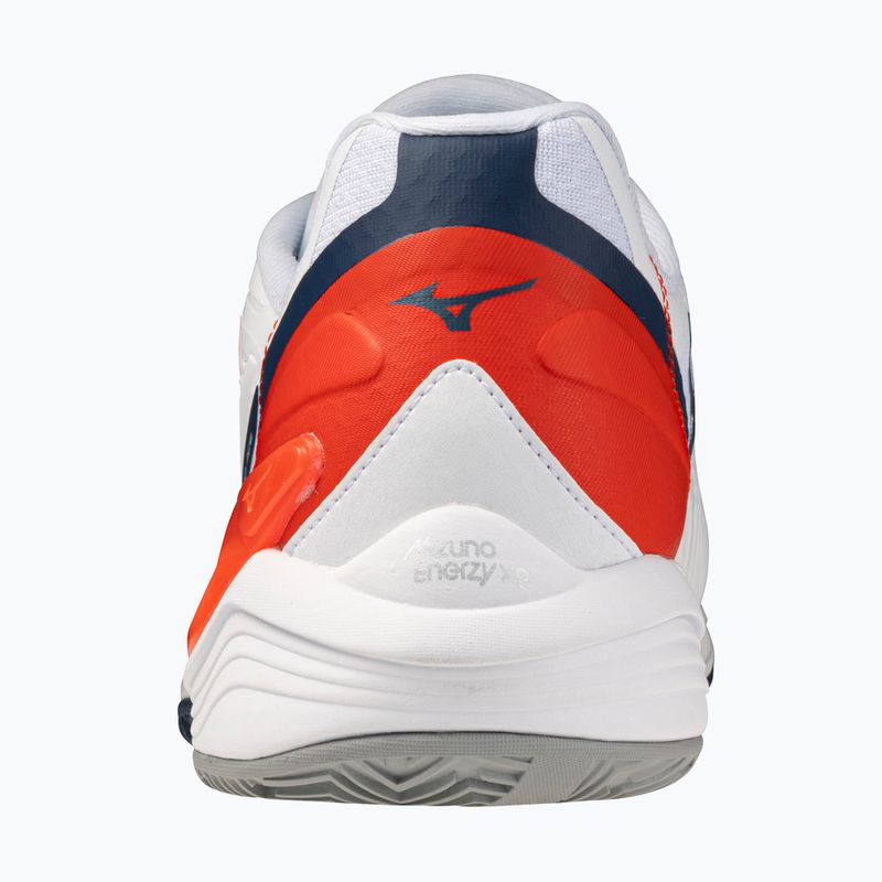Scarpe da tennis uomo Mizuno Neo Ace CC white/insignia blue/orange 3