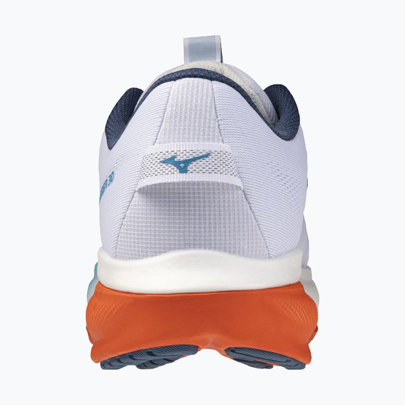 Scarpe da corsa uomo Mizuno Wave Rider 30 white/blue jewel/orange 3