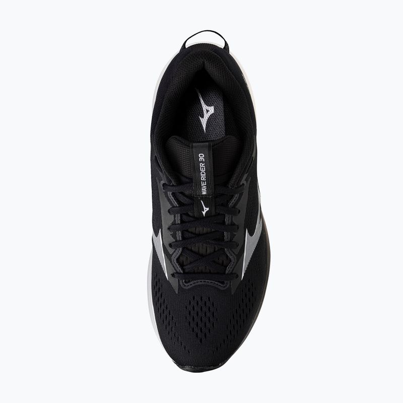 Scarpe da corsa uomo Mizuno Wave Rider 30 2E black/white 5