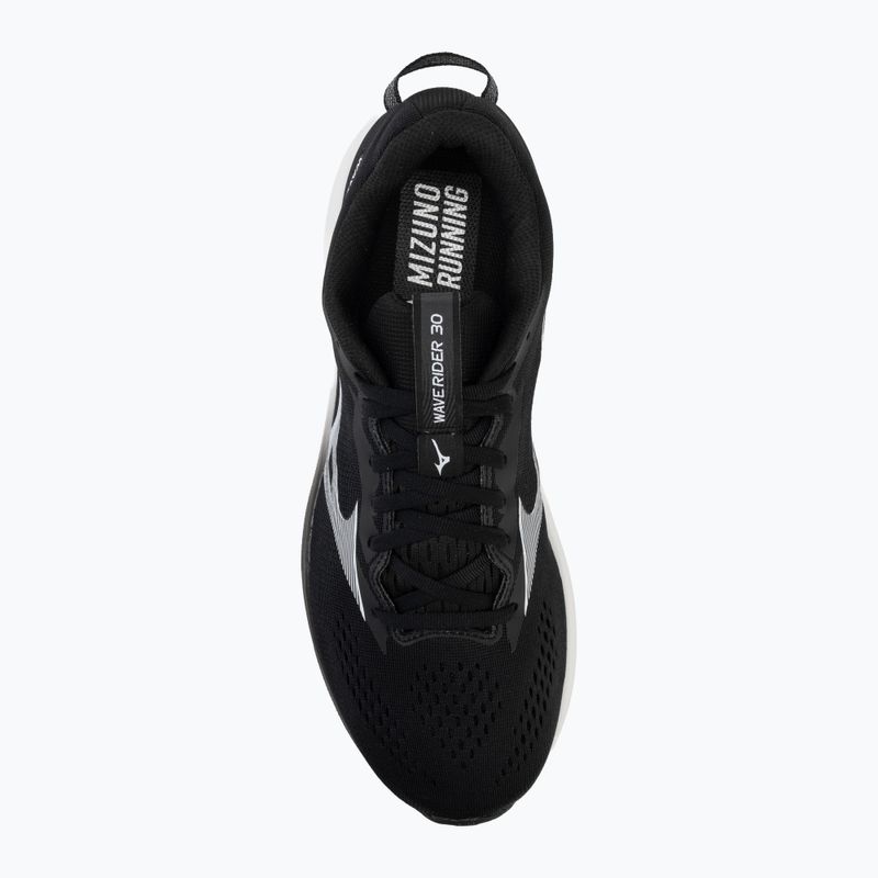 Scarpe da corsa uomo Mizuno Wave Rider 30 2E black/white 5