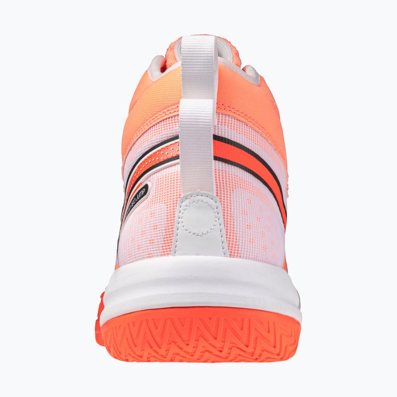 Scarpe da pallavolo Mizuno Neo Jump Mid flamingo coral/lava orange/white 3