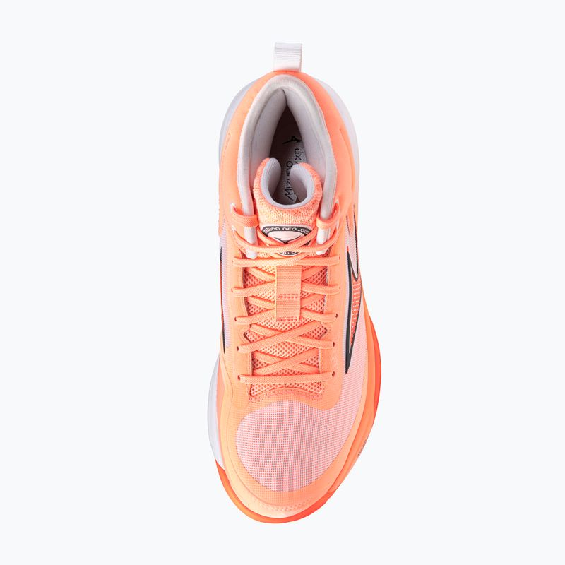 Scarpe da pallavolo Mizuno Neo Jump Mid flamingo coral/lava orange/white 5