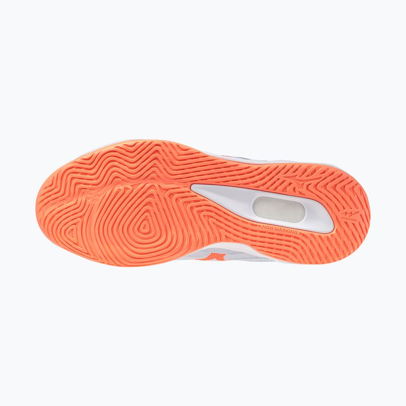 Scarpe da pallavolo donna Mizuno Wave Luminous Elite blue finch/lava orange/flamingo coral 4