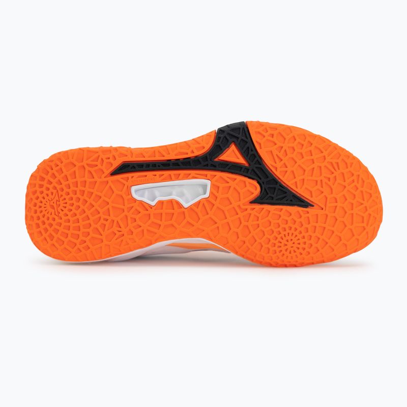 Scarpe da pallamano Mizuno Wave Stealth Neo 2.1 white/black/flamingo coral 4