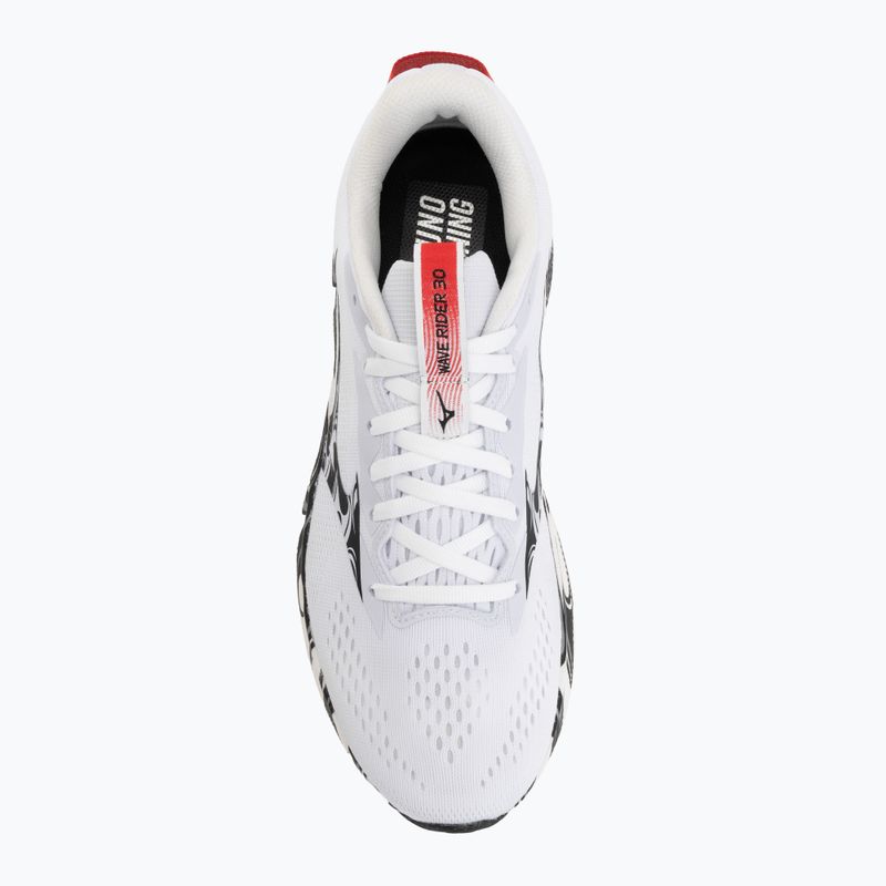 Scarpe da corsa uomo Mizuno Wave Rider 30 Disclosure white/black/high risk red 5