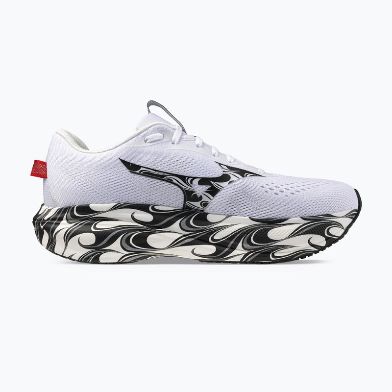 Scarpe da corsa uomo Mizuno Wave Rider 30 Disclosure white/black/high risk red 2