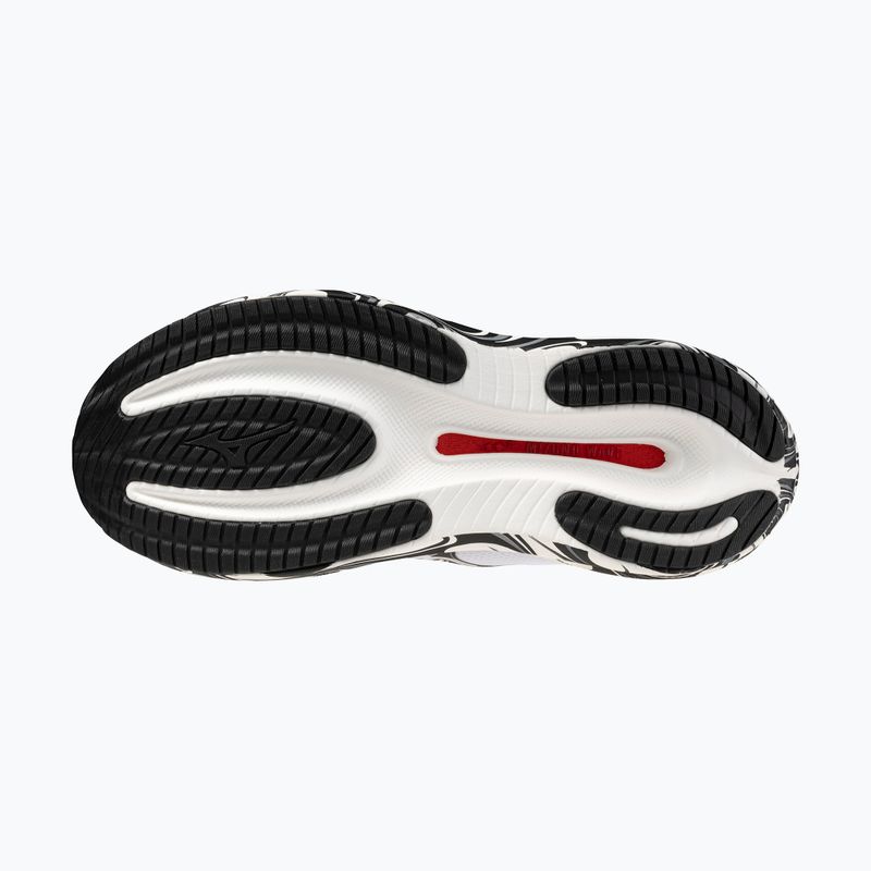 Scarpe da corsa uomo Mizuno Wave Rider 30 Disclosure white/black/high risk red 4