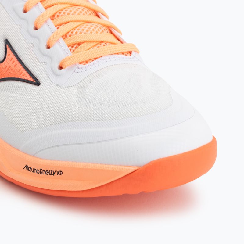 Scarpe da pallamano Mizuno Wave Stealth Elite white/lava orange 7