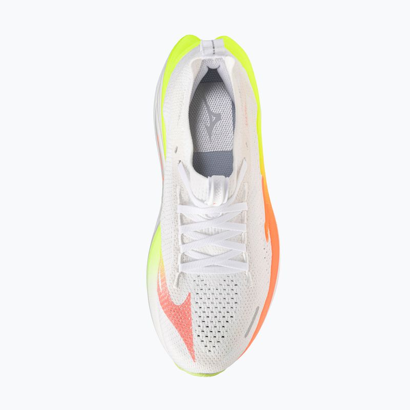 Scarpe da corsa donna Mizuno Neo Vista 3 white/flamingo coral/lime pulp 7