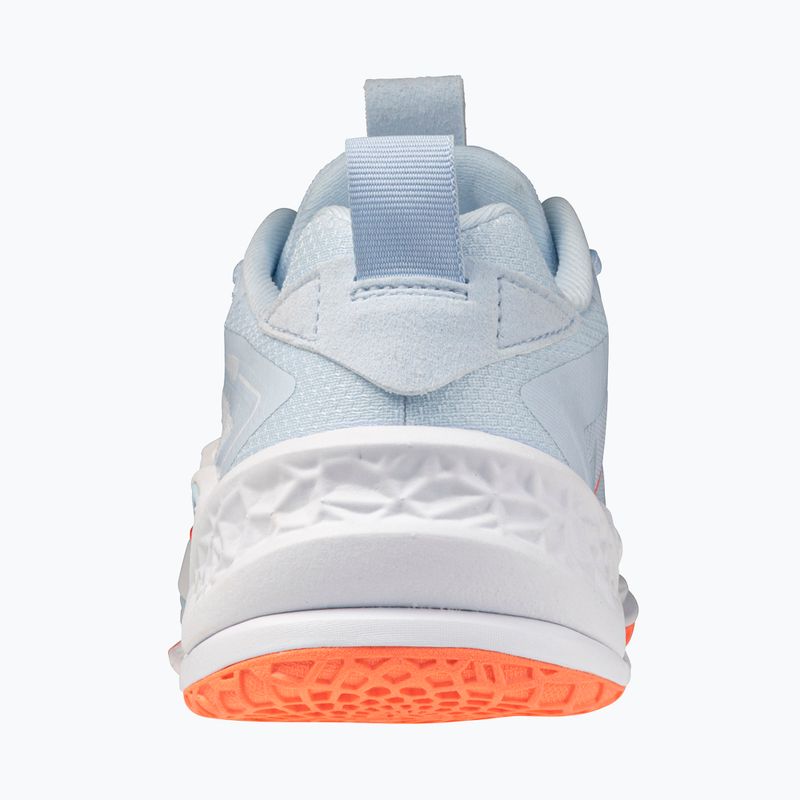 Scarpe da pallamano donna Mizuno Wave Stealth Neo 2.1 blue finch/lava orange/white 2