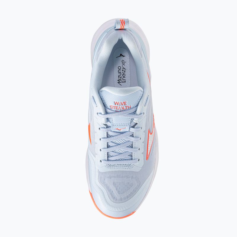 Scarpe da pallamano donna Mizuno Wave Stealth Elite blue finch/white 5