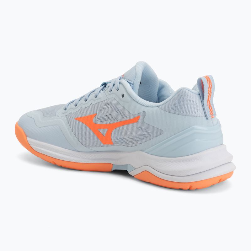 Scarpe da pallamano donna Mizuno Wave Stealth Elite blue finch/white 3