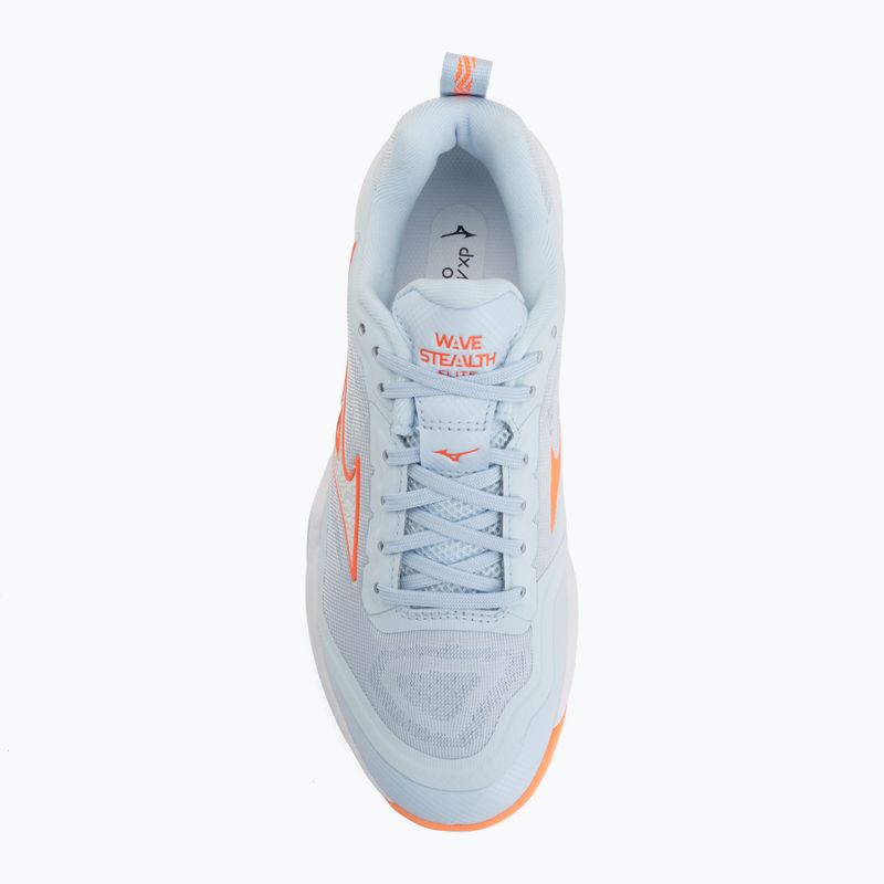 Scarpe da pallamano donna Mizuno Wave Stealth Elite blue finch/white 5