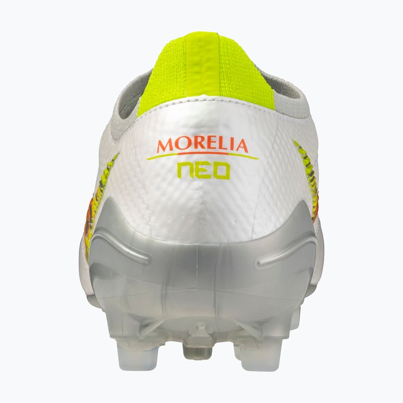 Scarpe da calcio Mizuno Morelia Neo V β Japan AG white/lava orange/evening primrose 3