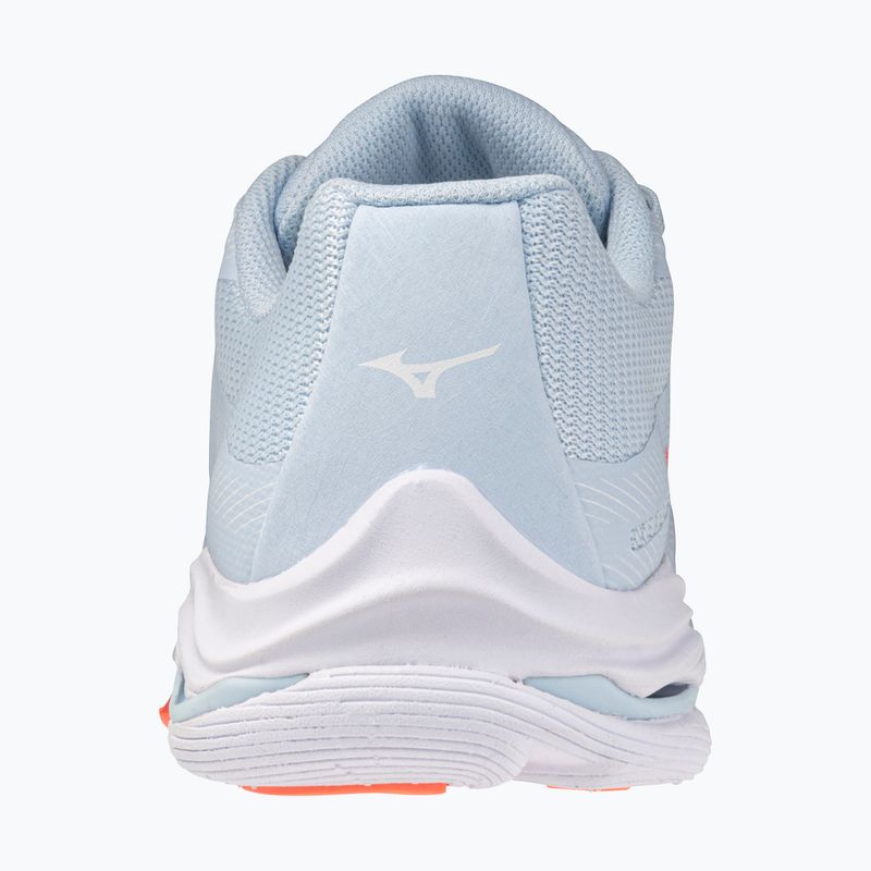Scarpe da pallavolo donna Mizuno Wave Lightning Pro blue finch/lava orange/flamingo coral 3