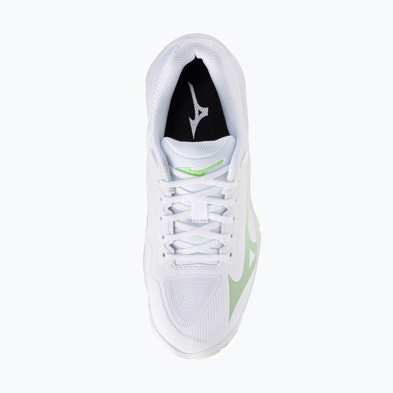 Scarpe da pallavolo donna Mizuno Wave Lightning Pro white/aqua gray/ambrosia 5