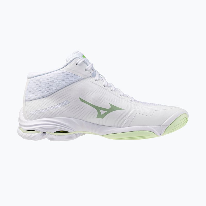 Scarpe da pallavolo donna Mizuno Wave Lightning Pro Mid white/aqua gray/ambrosia 2