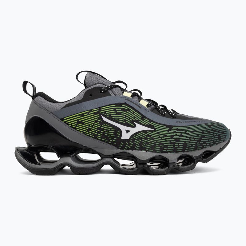 Scarpe Mizuno Wave Prophecy 13.2 Green Glow/Cloudscape/Quiet Shade 2