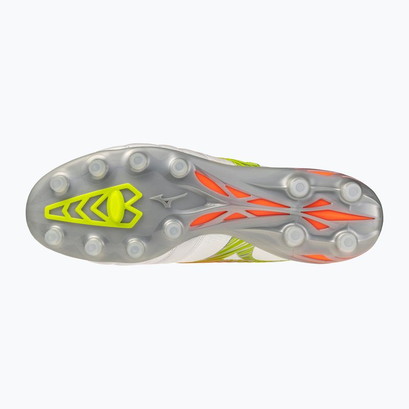 Scarpe da calcio Mizuno Morelia Neo V β Japan FG white/lava orange/evening primrose 2
