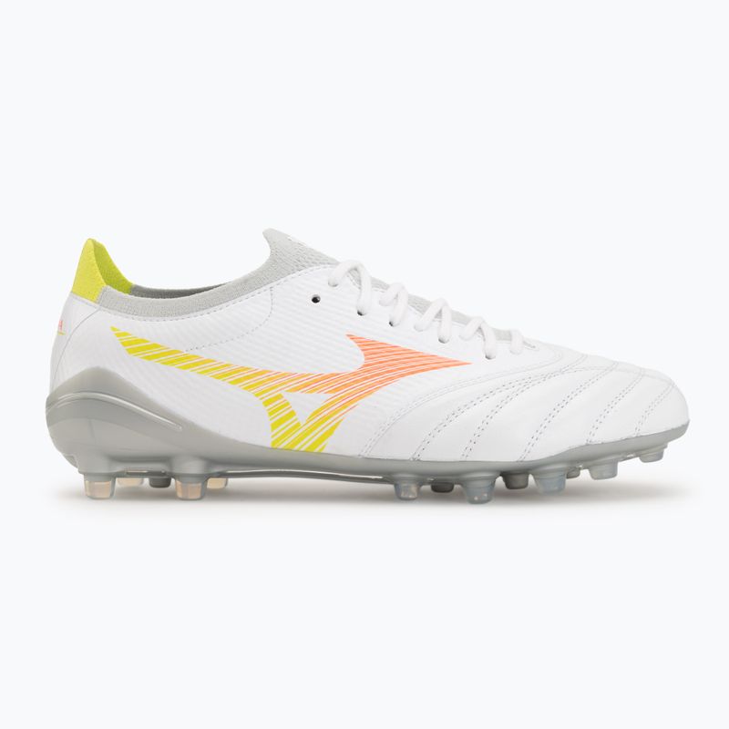 Scarpe da calcio Mizuno Morelia Neo V β Pro AG white/lava orange/evening primrose 2