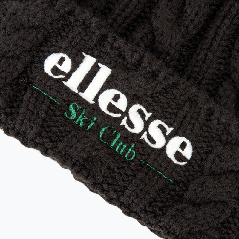 Ellesse berretto invernale Sanga Pom Pom nero 3