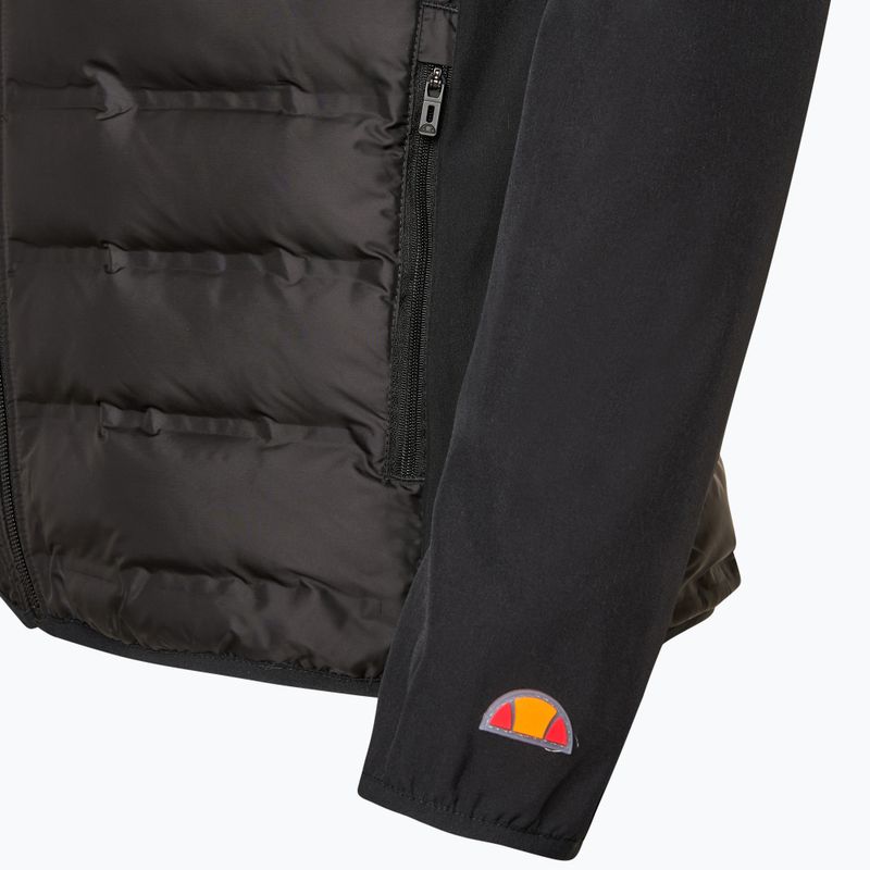 Giacca isolata Ellesse Jellico Fz da uomo nero 4