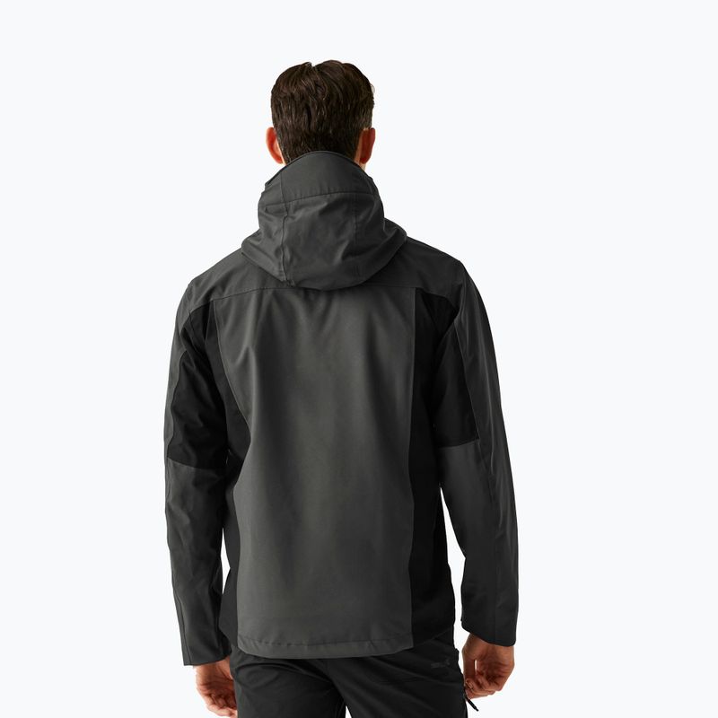 Giacca softshell uomo REGATTA Birchdale II ash/black 3
