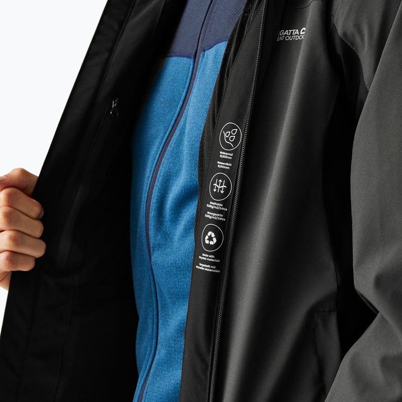 Giacca softshell uomo REGATTA Birchdale II ash/black 7