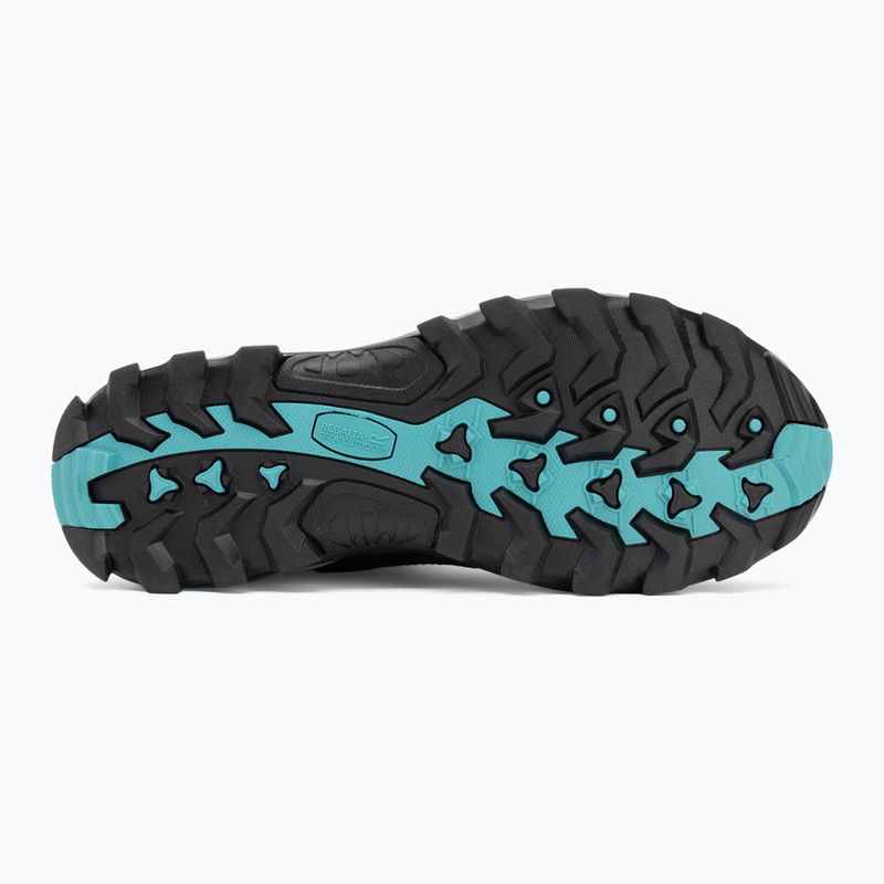 Stivali da trekking da donna REGATTA Samaris III Low seal grigio/turchese 4