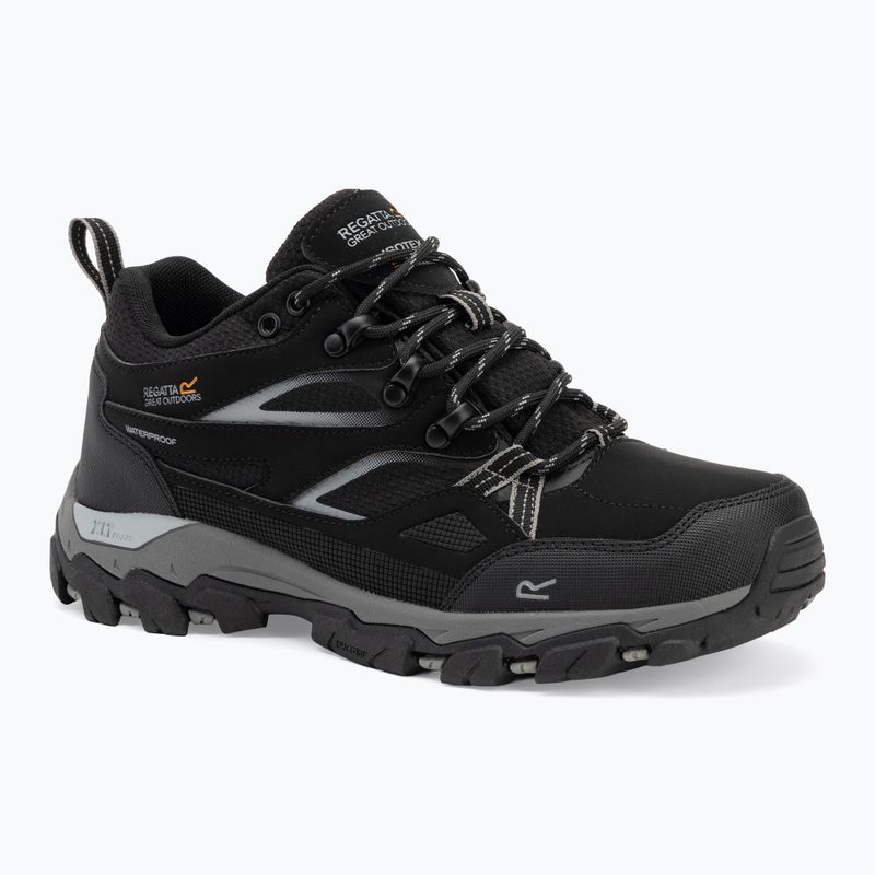 Stivali da trekking da uomo REGATTA Holcombe III Low nero/granito