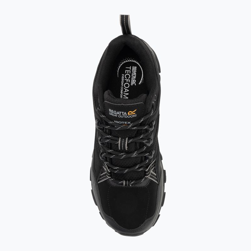 Stivali da trekking da uomo REGATTA Holcombe III Low nero/granito 5