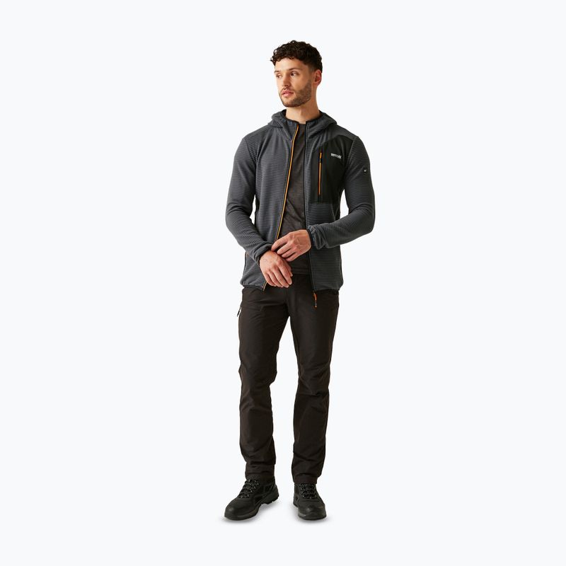 Felpa REGATTA Lakewright uomo cenere/nero 2