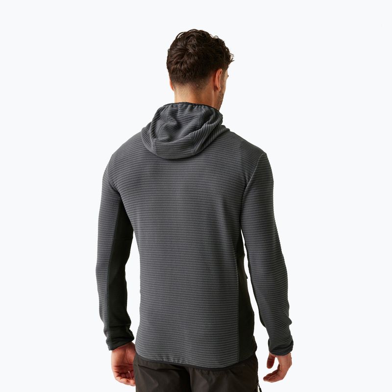 Felpa REGATTA Lakewright uomo cenere/nero 3