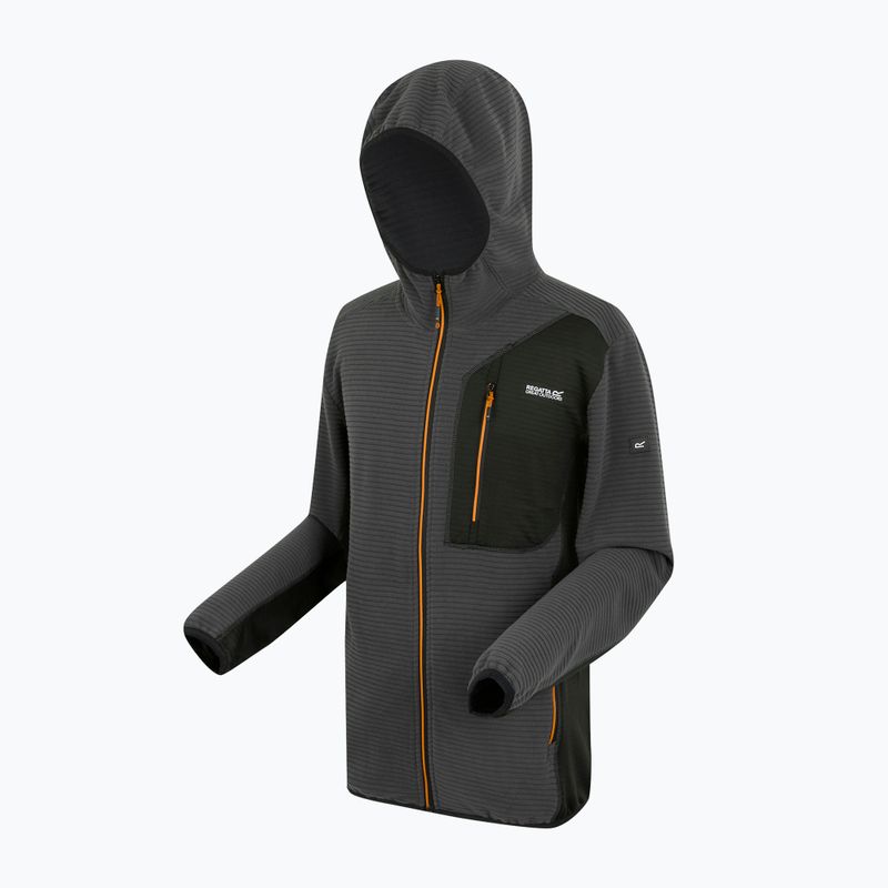 Felpa REGATTA Lakewright uomo cenere/nero 9
