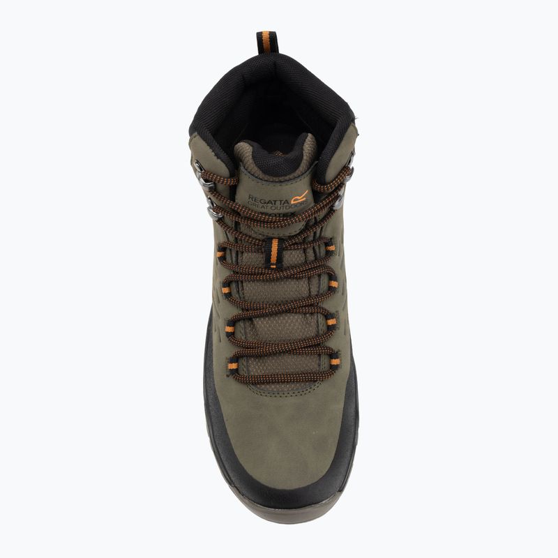 Scarpe da trekking uomo REGATTA Blake olive night/pumpkin spice 5