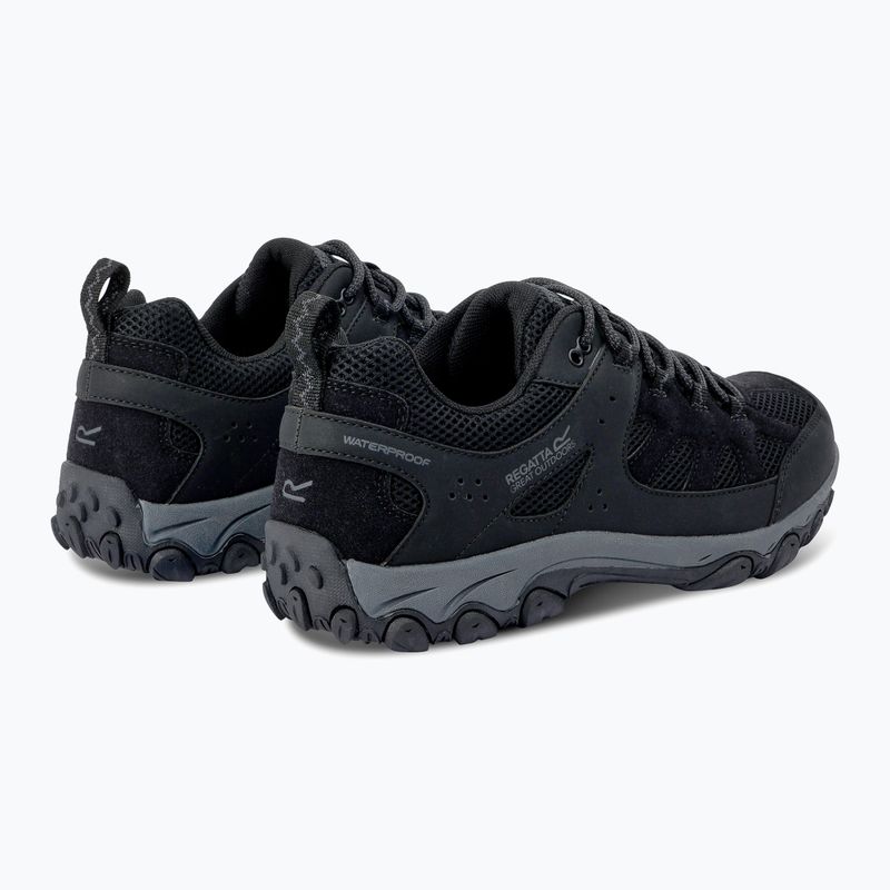 Scarpe da trekking da uomo REGATTA Edgepoint IV Low black/granite 11