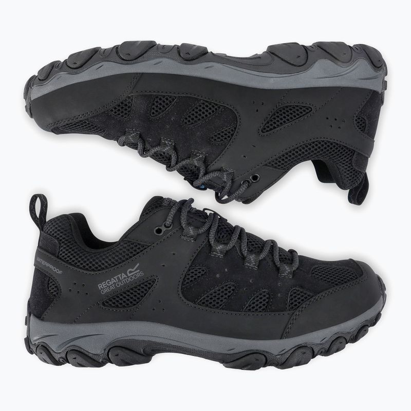 Scarpe da trekking da uomo REGATTA Edgepoint IV Low black/granite 12