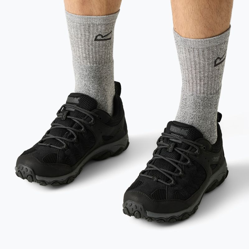 Scarpe da trekking da uomo REGATTA Edgepoint IV Low black/granite 17