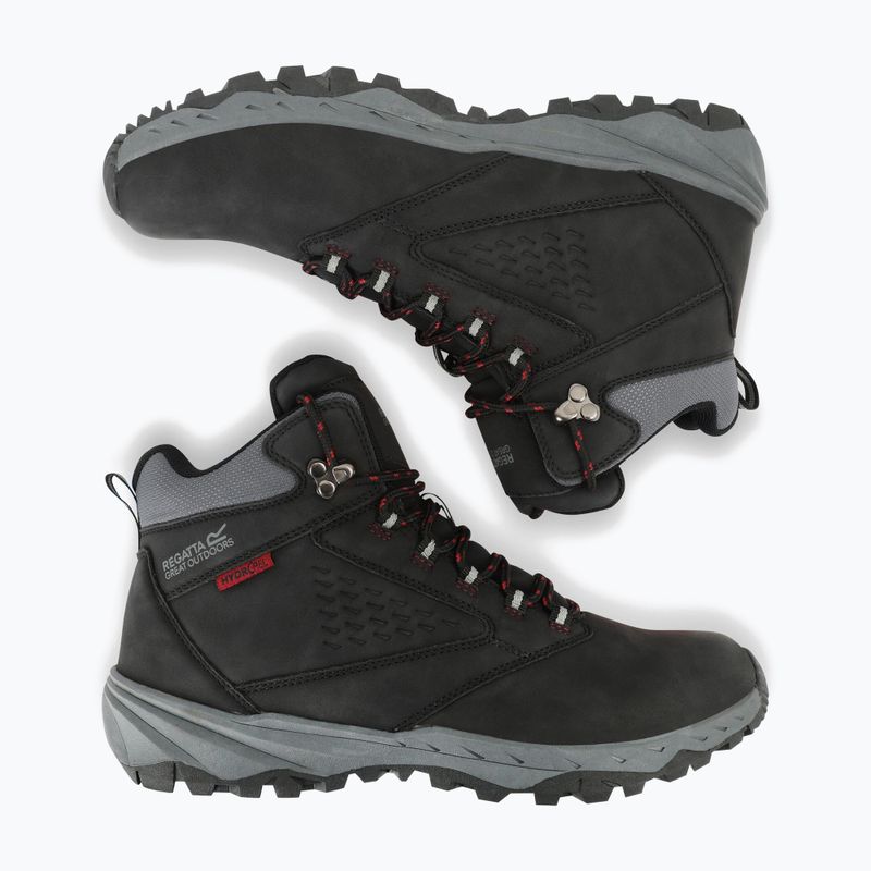 Scarpe da trekking uomo REGATTA Amble black/rio red 12