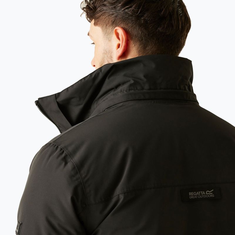Giacca impermeabile uomo REGATTA brown black 6