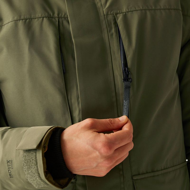Giacca impermeabile da uomo REGATTA brown olive night/black 6