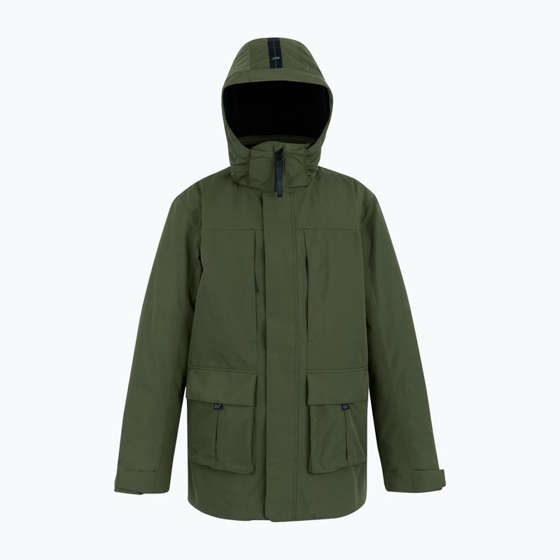 Giacca impermeabile da uomo REGATTA brown olive night/black 10
