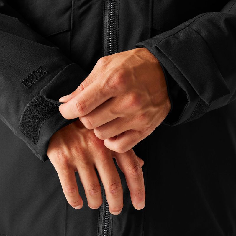 Giacca impermeabile uomo Regatta Balaton black/pumpkin spice 8